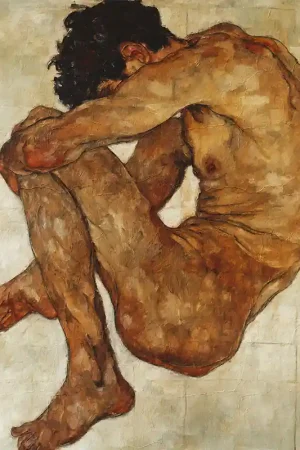 Shop Nu Eenzaamheid II - Egon Schiele ( inspiratie)
